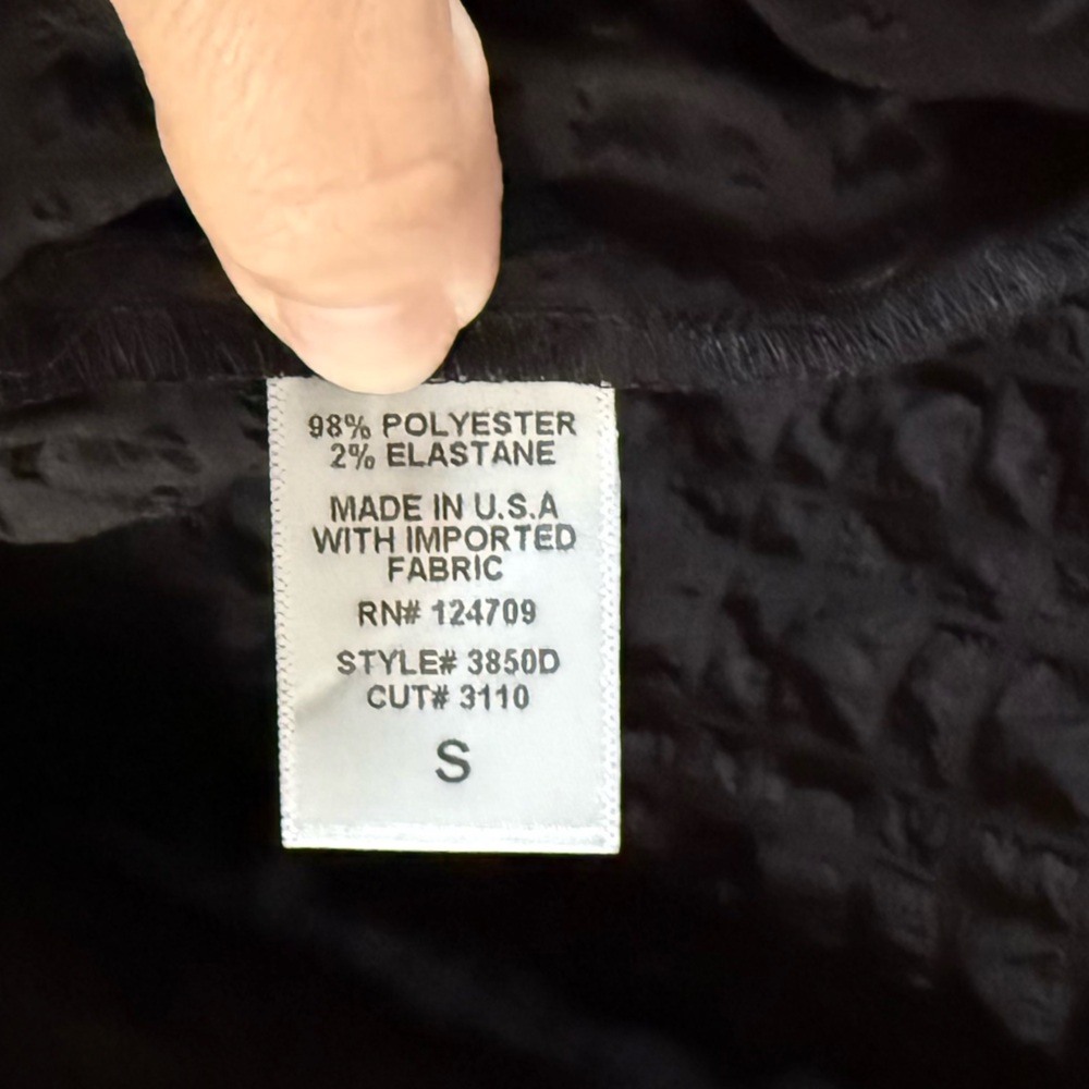 IC Collection Textured Bubble Check Mock Neck Swing Waistless Midi Dress S NWOT - Picture 10 of 14